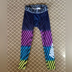Women’s Nike Pro compression pants, size medium
